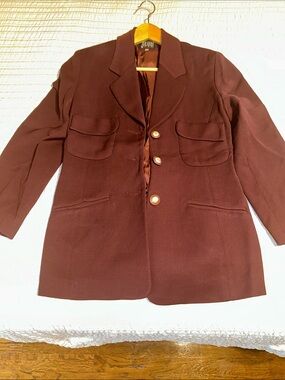 Vintage Women's Eggplant purple Blazer Jacket